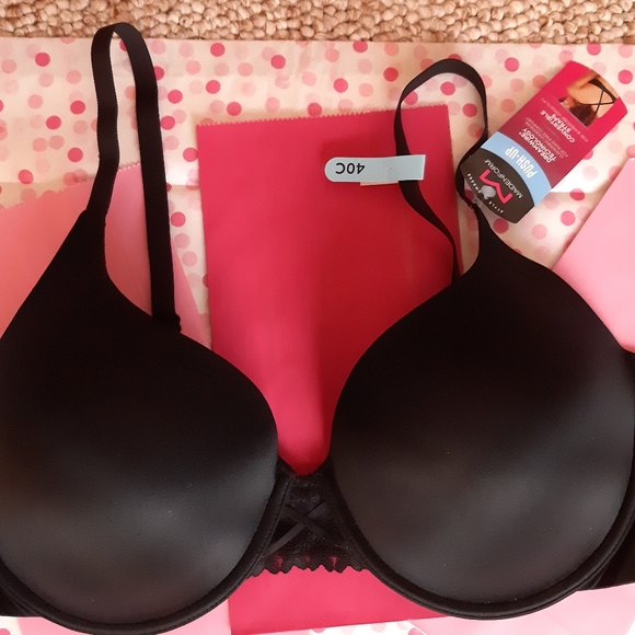 Maidenform Other - NWT Black Maidenform Push-Up Bra size 40C